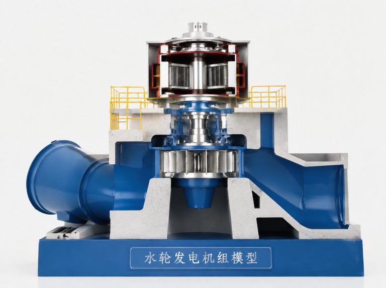 贺州水轮发电机组剖视模型